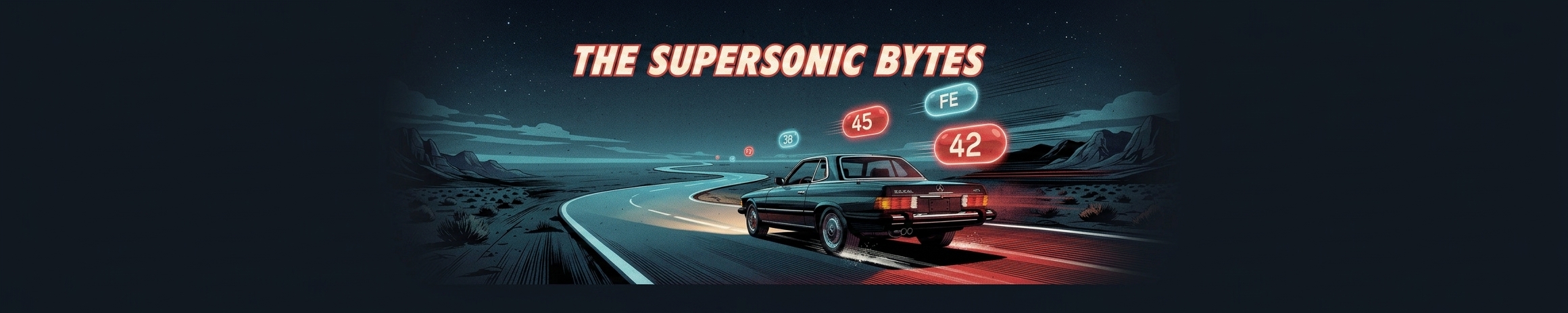 The Supersonic Bytes Banner